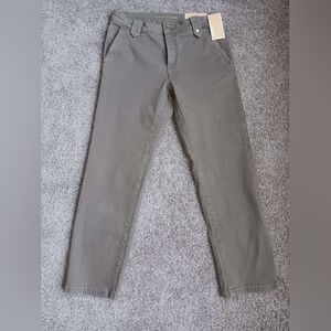 NWT MICHAEL Michael Kors Selma Straight Crop Olive Jeans